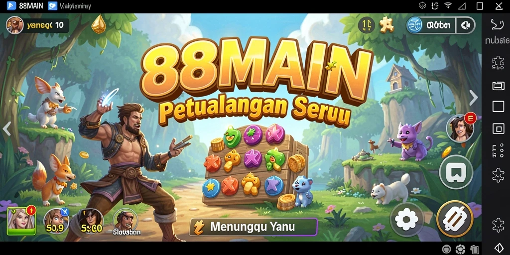 Screenshot gameplay <strong>88MAIN</strong> menampilkan karakter dalam aksi petualangan.