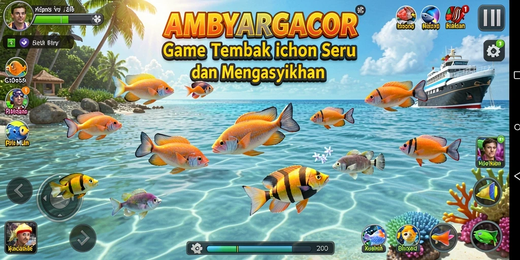 Tampilan gameplay AMBYARGACOR yang seru dan menantang.