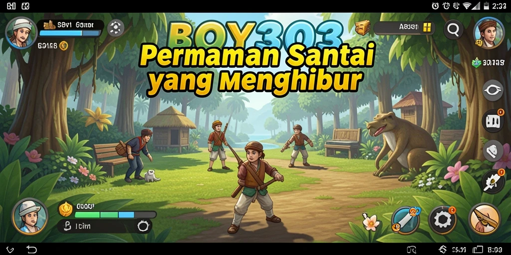 Tampilan gameplay seru dan menghibur dari BOY303.
