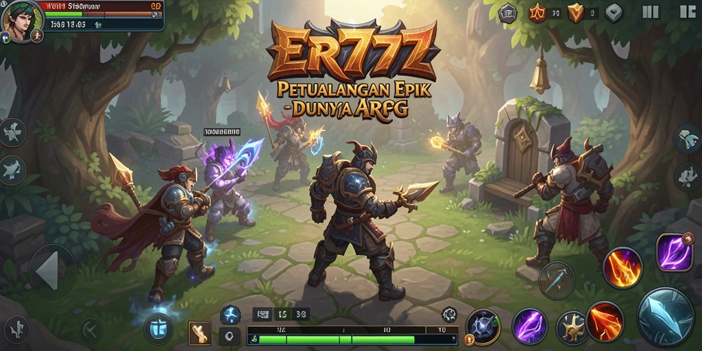 Tampilan gameplay seru dan grafis menarik di ER777.