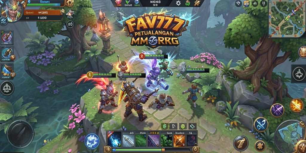 Tampilan gameplay FAV77 yang mendebarkan dalam dunia MMORPG.