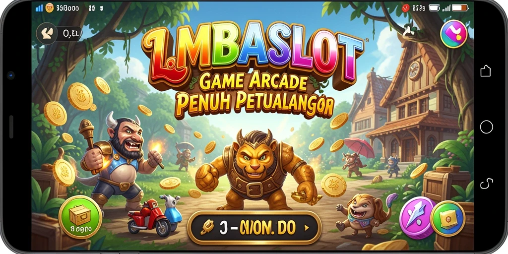 Tampilan gameplay LMBASLOT yang seru dan penuh aksi.