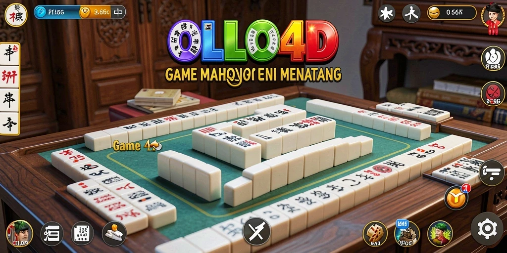 Tampilan permainan Mahjong yang menarik dan penuh warna di OLLO4D.