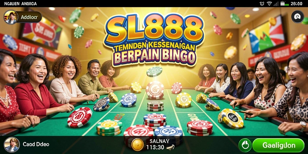 Tampilan menarik dari gameplay Bingo SL888 yang mengasyikkan.
