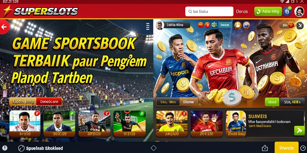 Tampilan gameplay menarik dari SUPERSLOTS saat taruhan berlangsung.