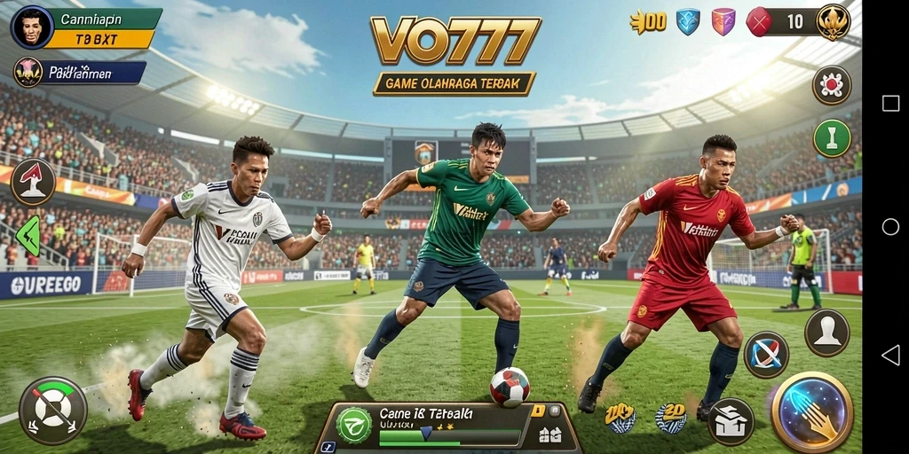 Tampilan seru gameplay VO777 yang menggugah semangat bermain olahraga.